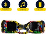 Hoverboard Skate Elétrico 6.5" Brinovar com LED, Bluetooth e equilíbrio dinâmico para diversão com estilo. - Imagem 3