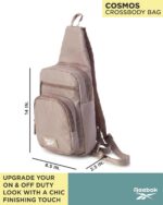Reebok Bolsa tiracolo prática e versátil para levar seus itens com conforto e estilo - Imagem 3