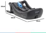 Base Bebê Conforto I-Base com Isofix Joie Preto: instalação segura e prática para trocar o bebê conforto com facilidade. - Imagem 6