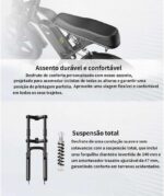Bicicleta de montanha com pneu largo 20x4, 7 velocidades e desempenho off-road de até 51 km/h. - Imagem 4
