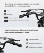 Bicicleta de montanha com pneu largo 20x4, 7 velocidades e desempenho off-road de até 51 km/h. - Imagem 5