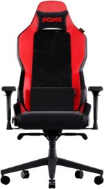 Cadeira Gamer Sentinel Red Magma Vermelha com inclinação até 135° e suporte para 150kg para máximo conforto. - Imagem 3