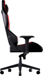 Cadeira Gamer Sentinel Red Magma Vermelha com inclinação até 135° e suporte para 150kg para máximo conforto. - Imagem 5