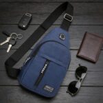 Bolsa Tiracolo Transversal Impermeável H2F STORE: compacta, leve e ideal para uso diário e viagens - Imagem 3