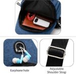 Bolsa Tiracolo Transversal Impermeável H2F STORE: compacta, leve e ideal para uso diário e viagens - Imagem 5