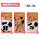 Conjunto Feminino Trevo de Pedra Natural: proteção e autoconfiança em semijoia elegante para comprar online - Imagem 5