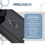 ProlockBR Fechadura Digital B2: segurança inteligente com 6 formas de abertura e controle remoto via app TUYA. - Imagem 7