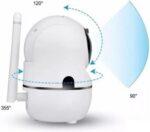 Câmera Smart WiFi Full HD com visão noturna, rotação 360° e alerta de movimento para máxima segurança. - Imagem 7