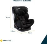 Safety 1st Multifix 0 a 36kg com Isofix: segurança, conforto e proteção lateral para acompanhar seu filho em todas as fases. - Imagem 4