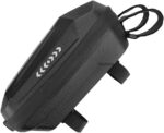 Bolsa frontal 3L para scooter e bike elétrica: rígida, à prova d’água e fácil de instalar, com espaço seguro para essenciais. - Imagem 5