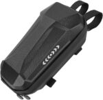 Bolsa frontal 3L para scooter e bike elétrica: rígida, à prova d’água e fácil de instalar, com espaço seguro para essenciais. - Imagem 7