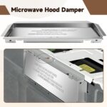 Kit de válvula de escape para micro-ondas WB06X10436, compatível com GE Samsung Kenmore, alta durabilidade e fácil instalação - Imagem 5