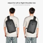 Mochila tiracolo compacta para MacBook Pro M4 14 e Air/Pro 13: prática, leve e ideal para transportar com segurança. - Imagem 7