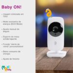 Babá Eletrônica Sem Fio Maxi Baby com visão noturna, zoom 2x e conexão segura para monitorar seu bebê com tranquilidade. - Imagem 8