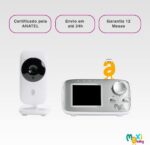 Babá Eletrônica Sem Fio Maxi Baby com visão noturna, zoom 2x e conexão segura para monitorar seu bebê com tranquilidade. - Imagem 9