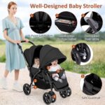 GLACER carrinho duplo dobrável: conforto, segurança e praticidade para passeios com dois bebês - Imagem 6