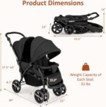 GLACER carrinho duplo dobrável: conforto, segurança e praticidade para passeios com dois bebês - Imagem 7