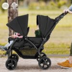 GLACER carrinho duplo dobrável: conforto, segurança e praticidade para passeios com dois bebês - Imagem 9