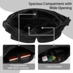 Bolsa mensageiro de nylon leve e espaçosa, ideal para escola e notebook, com conforto e praticidade diária - Imagem 5
