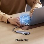 UGREEN Hub USB C de alumínio 4 portas: expanda conexões com 2 USB-C e 2 USB 3.0 em 5 Gbps para seu dispositivo. - Imagem 4
