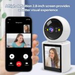 Babá Eletrônica Wi-Fi Full HD 1080p com visão noturna, áudio bidirecional e detecção de choro para monitorar seu bebê com segurança - Imagem 4