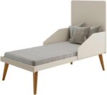 Berço Mini Cama Americano Isis Móveis Reller Areia em MDF com pintura UV, ideal para o quarto do bebê com segurança e praticidade. - Imagem 4