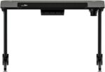 Mesa Gamer Rise Mode I Preto 120x60cm com LED RGB, suporte para headset e alta resistência para seu setup. - Imagem 4