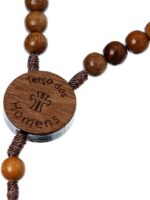 Colar Terço dos Homens Imbuia 8mm São José: fé, estilo e qualidade para uso diário masculino. - Imagem 7