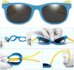 Óculos de Sol Infantil Flexíveis Polarizados com proteção UV400 e conforto para crianças, ideal para compras seguras. - Imagem 4