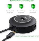 UGREEN Hub USB 4 portas alimentado com cabo 1m, compatível com MacBook, PC e mais, ideal para expandir conexões com praticidade. - Imagem 5