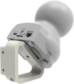 Suporte de parede para babá eletrônica e câmera WiFi com ângulo de 45°, fixação segura e prática para melhor visualização. - Imagem 4