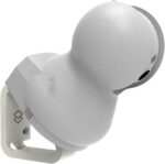Suporte de parede para babá eletrônica e câmera WiFi com ângulo de 45°, fixação segura e prática para melhor visualização. - Imagem 6