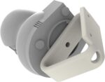 Suporte de parede para babá eletrônica e câmera WiFi com ângulo de 45°, fixação segura e prática para melhor visualização. - Imagem 7