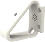 Suporte de parede para babá eletrônica e câmera WiFi com ângulo de 45°, fixação segura e prática para melhor visualização. - Imagem 8