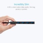 Hub USB 3.0 Anker 4 Portas: expansão prática com 5 Gbps de velocidade para MacBook, iMac, Surface e HDD - Imagem 3