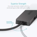 Hub USB 3.0 Anker 4 Portas: expansão prática com 5 Gbps de velocidade para MacBook, iMac, Surface e HDD - Imagem 4