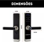 Fechadura Inteligente Wi-Fi com Biometria e App para mais segurança e praticidade na sua porta - Imagem 6