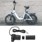 Acelerador meia torção 36V com indicador de bateria, ABS resistente e fácil instalação para bicicletas elétricas e scooters. - Imagem 6