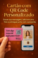 Cartão Presente Inovador Personalizável com QR Code: grave mensagem e foto para surpreender em qualquer ocasião. - Imagem 5