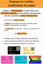 Cartão Presente Inovador Personalizável com QR Code: grave mensagem e foto para surpreender em qualquer ocasião. - Imagem 8