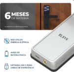 Fechadura Digital Elsys Blues com Wi-Fi, biometria e senha: mais segurança e praticidade na abertura. - Imagem 8