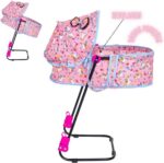 Berço de Boneca Veneza 2 em 1 Bebê Conforto Unicórnio com tiara: diversão e cuidado para brincar de mamãe. - Imagem 4