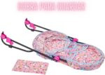 Berço de Boneca Veneza 2 em 1 Bebê Conforto Unicórnio com tiara: diversão e cuidado para brincar de mamãe. - Imagem 5