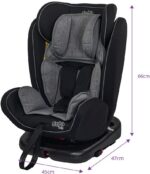 Cadeira de Carro Infantil Deluxe 360° Isofix Maxi Baby: segurança, conforto e rotação 360° para crianças de 0 a 36kg. - Imagem 5