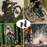 Punhos ergonômicos para bicicleta com bloqueio duplo, borracha antifadiga e absorção de choque para e-bikes e dobráveis - Imagem 5