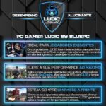 PC Gamer LUDIC by BluePC Ryzen 7 5700X RTX 3050 8GB, 16GB RAM e SSD 1TB para alto desempenho em jogos e tarefas exigentes. - Imagem 3