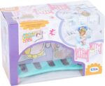Berço Sonho Pitica Tilin Brinquedos: berço de plástico para bonecas, cores alegres e qualidade para brincar. - Imagem 3