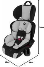 Cadeira Versati Gelo Tutti Baby: segurança, conforto e crescimento de 9 a 36kg com cinto 5 pontos e apoio ajustável. - Imagem 9