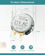 Motor de toca-discos DE31-10172C para micro-ondas Samsung Kenmore GE, substitui WB26X10233 e similares - Imagem 4