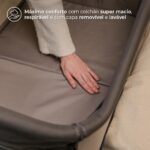 Berço Infanti Donatello co-bed Cinza Grafite: conforto e segurança para o bebê, com montagem rápida e acesso fácil. - Imagem 5